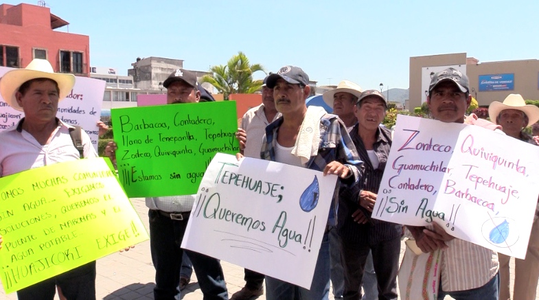 Huajicori necesita agua: Manifestantes (Nayarti)