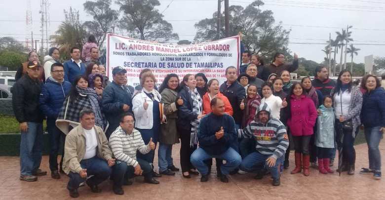 Piden basificación trabajadores de Salud de la zona sur de Tamaulipas