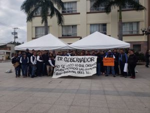 Trabajadores de Salud de Tamaulipas se manifiestan por aumento salarial prometido