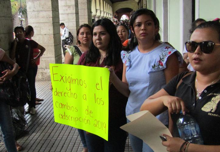 Maestros protestan porque no los incluyen en cambios geográficos (Yucatán)