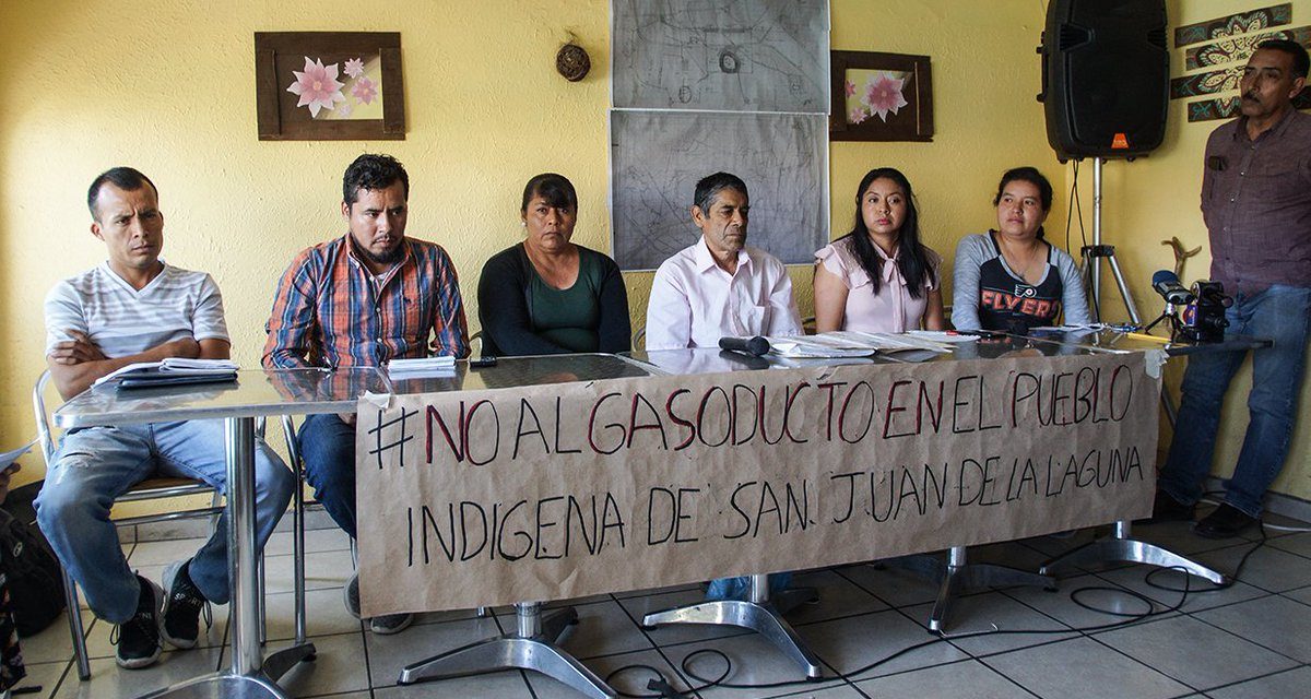 Denuncian instalación de gasoducto irregular en comunidad indígena de Lagos de Moreno, Jalisco