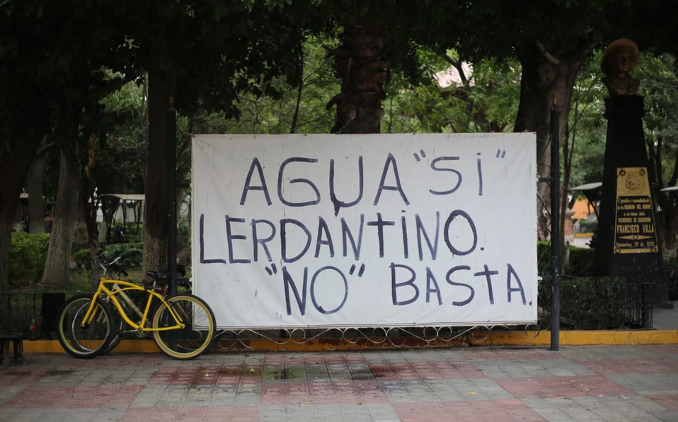 Agua sí, Lerdantino no (Durango)