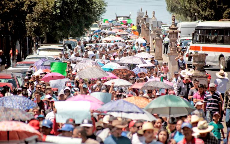 Y… marcharon contra Peñasquito (Zacatecas)