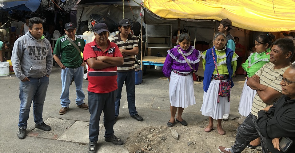 Campamento otomí en colonia Juárez teme desalojo; vecinos acusan inacción de autoridades (Ciudad de México)