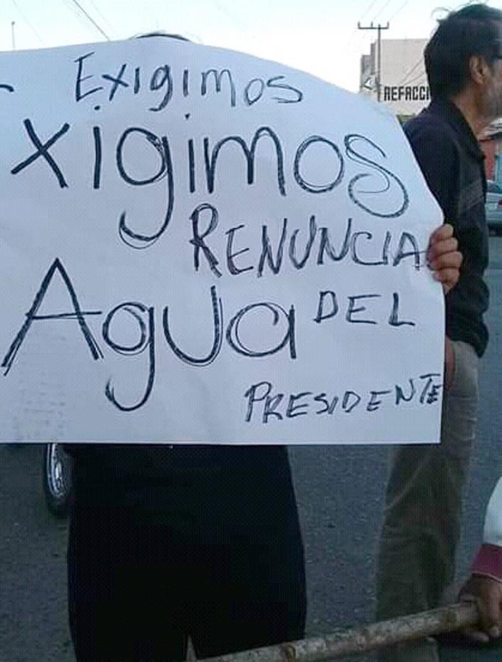 Amenazan con bloqueos si persiste falta de agua potable en colonias de Tlaxcoapan (Hidalgo)