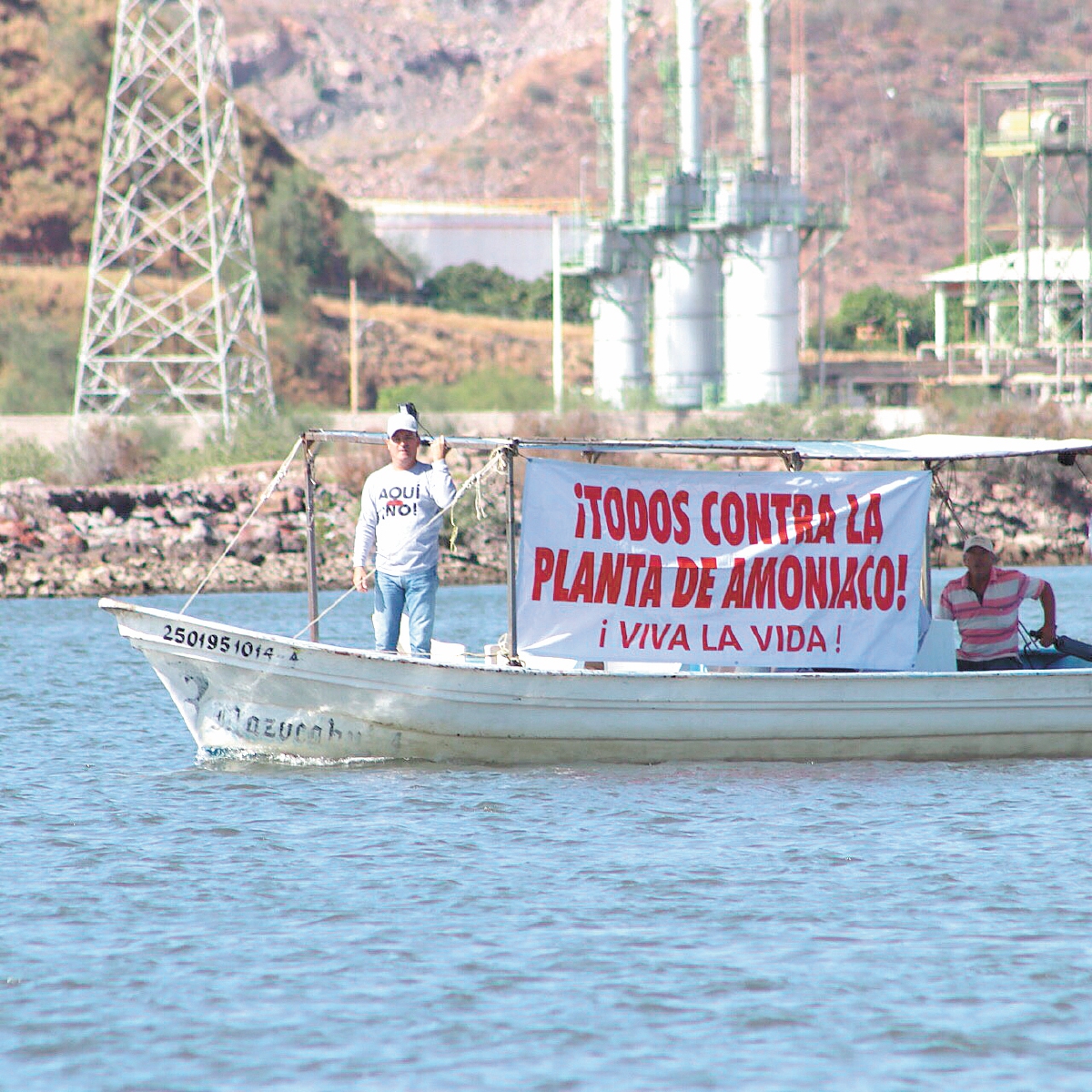 “¡Aquí no, AMLO!”: indígenas van contra planta de amoniaco” (Sinaloa)