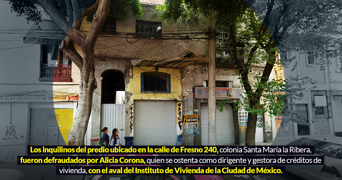 En Santa María la Ribera, en CdMx, más vecinos acusan al INVI de ser cómplice en el despojo de predios