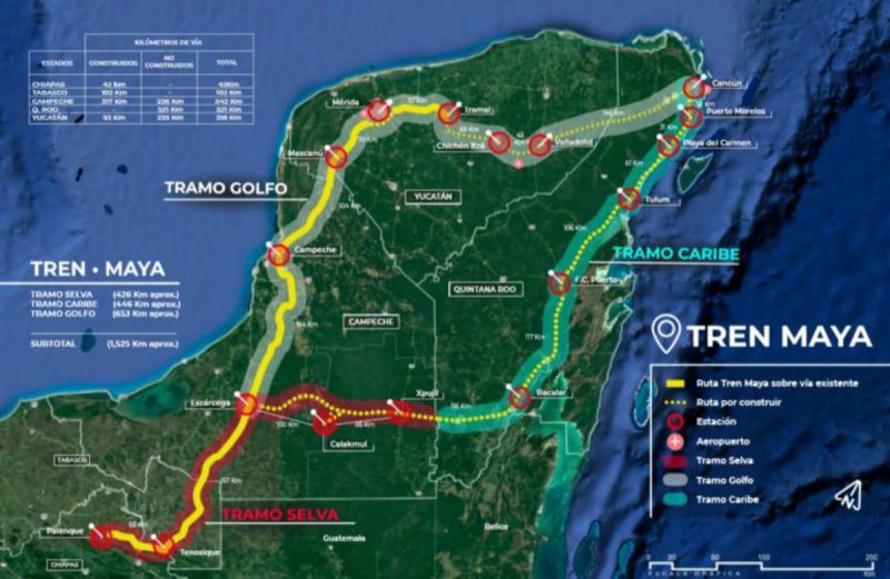 A quién beneficiará el Tren Maya