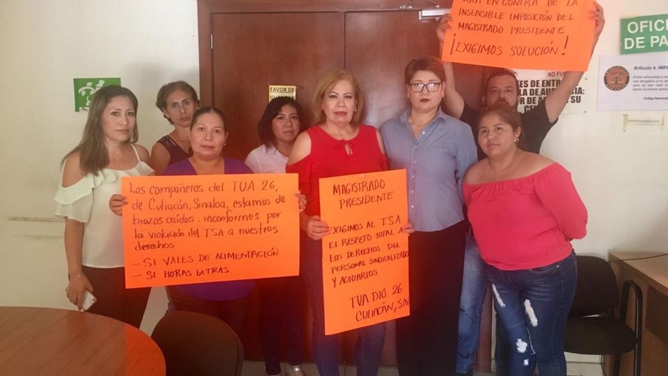 Realizan huelga de brazos caídos en el Tribunal Unitario Agrario (Sinaloa)