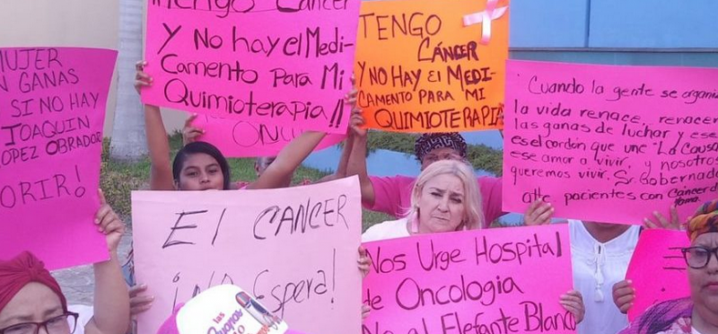 ¡Luchamos por vivir!: Mujeres con cáncer de mama exigen apertura del Hospital Oncológico en Chetumal y abastecimiento de medicamentos para afrontar la enfermedad