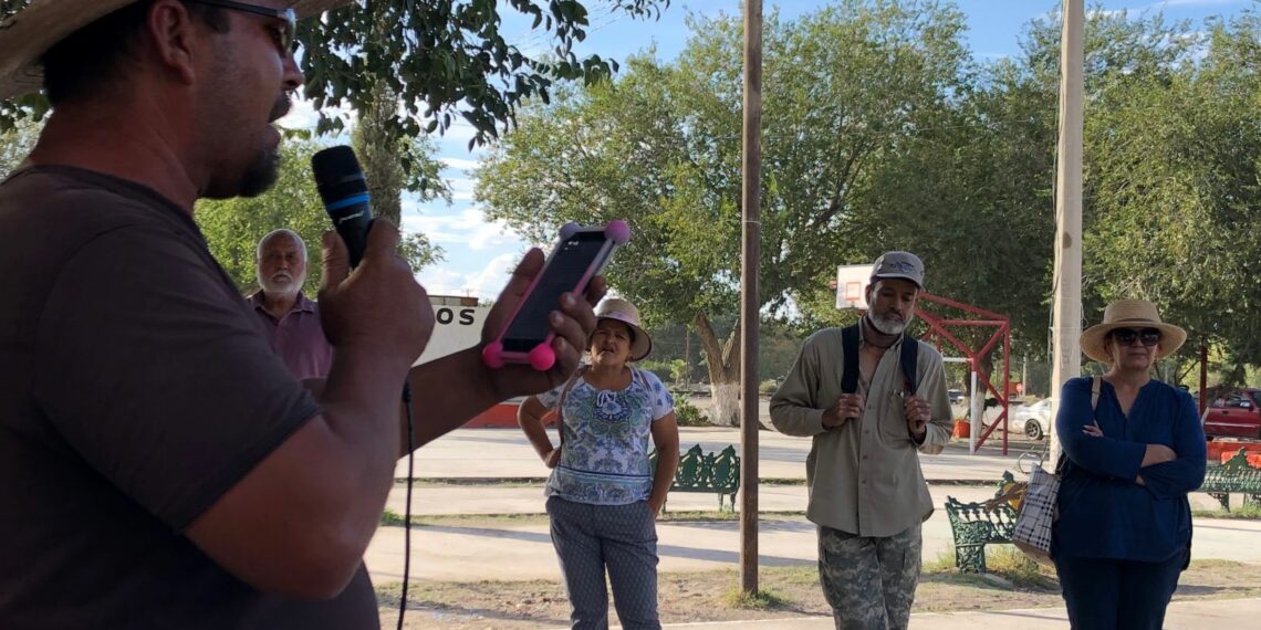 Alzan la voz contra la mina pobladores de Samalayuca (Chihuahua)