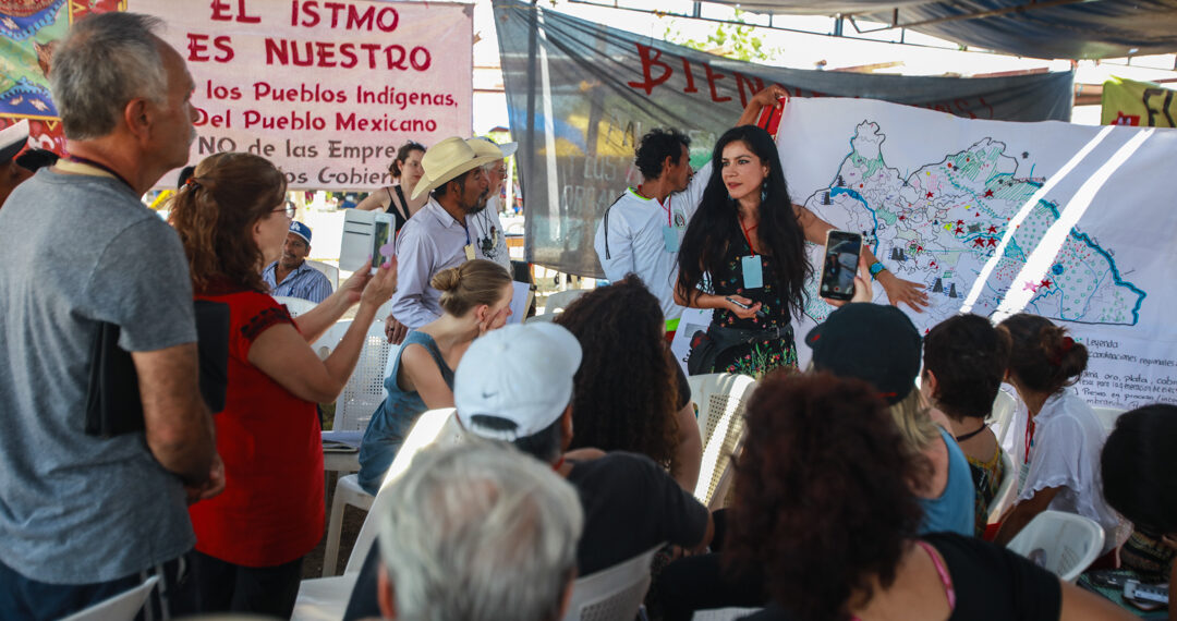 Comunidades indígenas hacen bloque contra proyecto transístmico (Oaxaca)