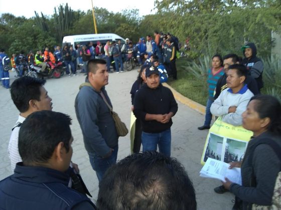 Protestan contra empresa minera Cuzcatlán por incumplir con obras en la comunidad El Cuajilote (Oaxaca)