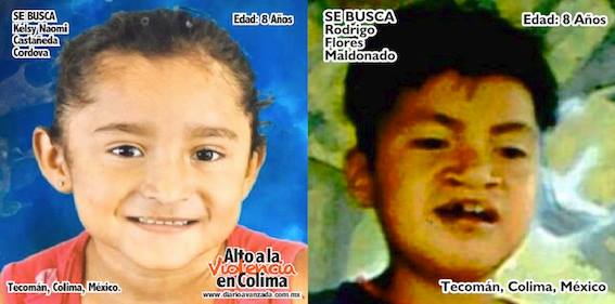 Hay 13 niños de menores de 12 años desaparecidos en Colima
