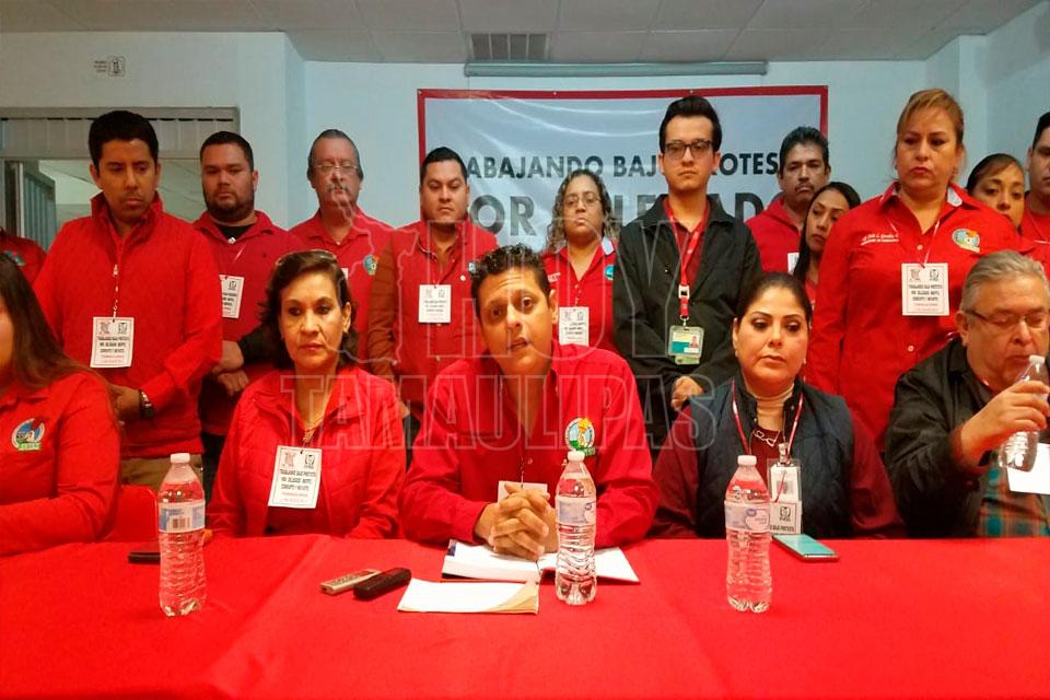 También en Nuevo Laredo trabajan bajo protesta en el IMSS