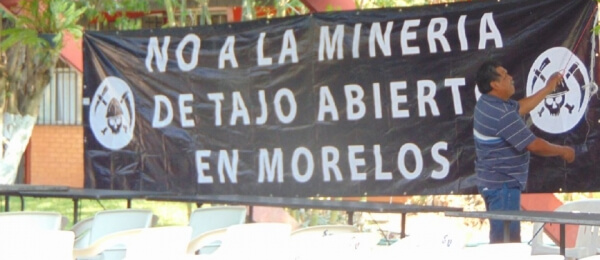 Comunidades en Morelos exigen no otorgar concesiones mineras a empresa canadiense
