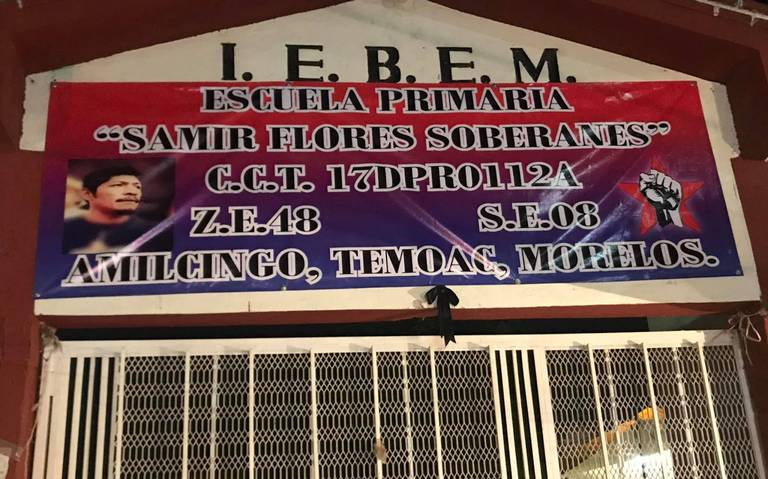 Escuela lleva el nombre de Samir Flores (Morelos)