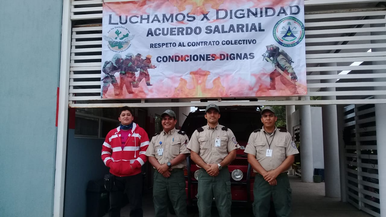 Elementos de Protección Civil del Estado trabajan “bajo protesta” porque solo les llegó la mitad del alza salarial (Jalisco)