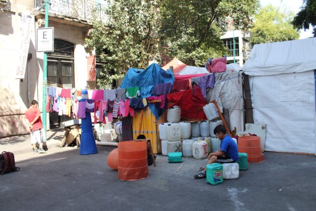 Temen desalojo contra comunidad otomí en la Ciudad de México