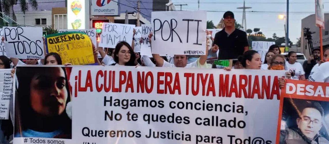 Culiacán es el segundo municipio con más feminicidios en el país, y sumó ahora el de Mariana
