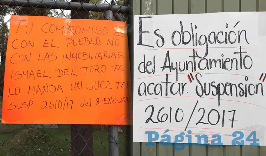 Exigen Vecinos de San rafael: “¡Que Ismael del Toro acate la suspensión!” (Jalisco)