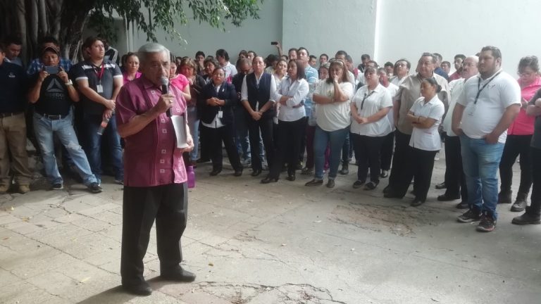 Sindicalizados de Salud se van a paro de brazos caídos en Yucatán