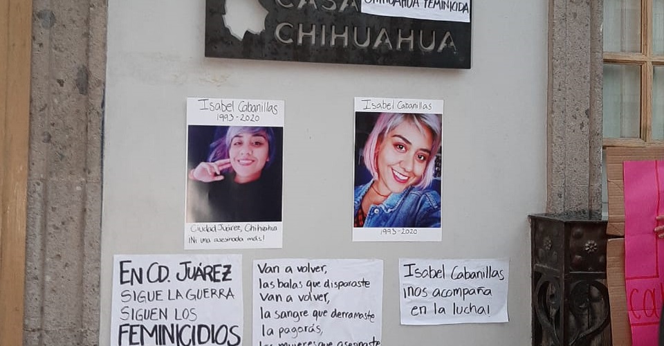 “Tu lucha sigue, Isabel”: colectivas feministas protestan por el feminicidio de activista (Ciudad de México)