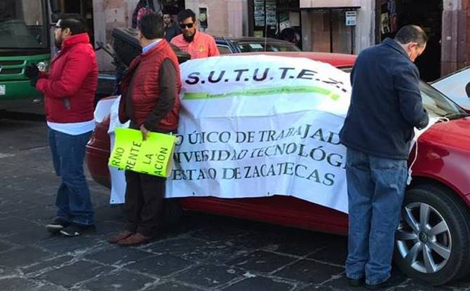 Subsistemas educativos protestan por reducción a presupuesto (Zacatecas)