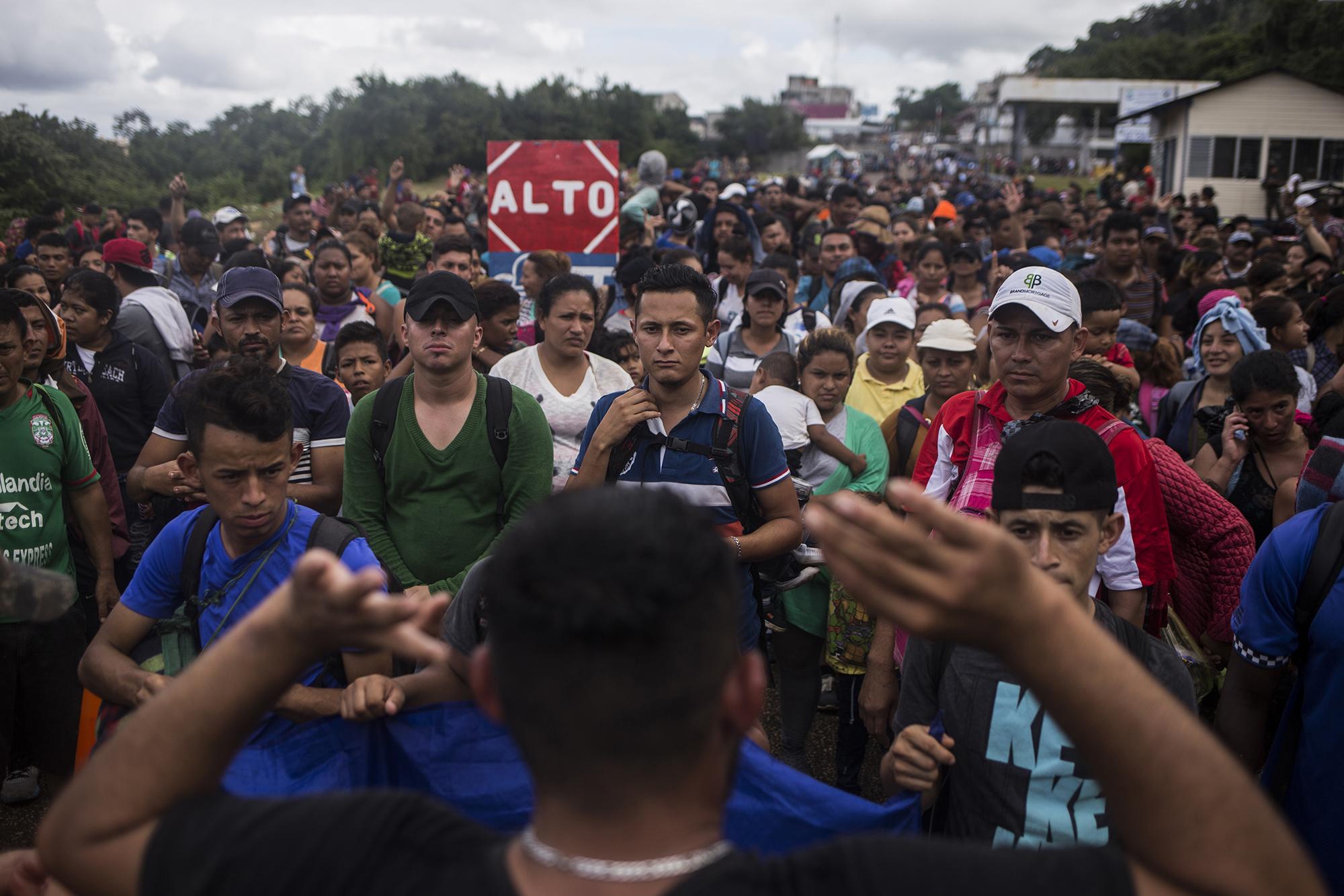 México engaña una vez más a la caravana centroamericana