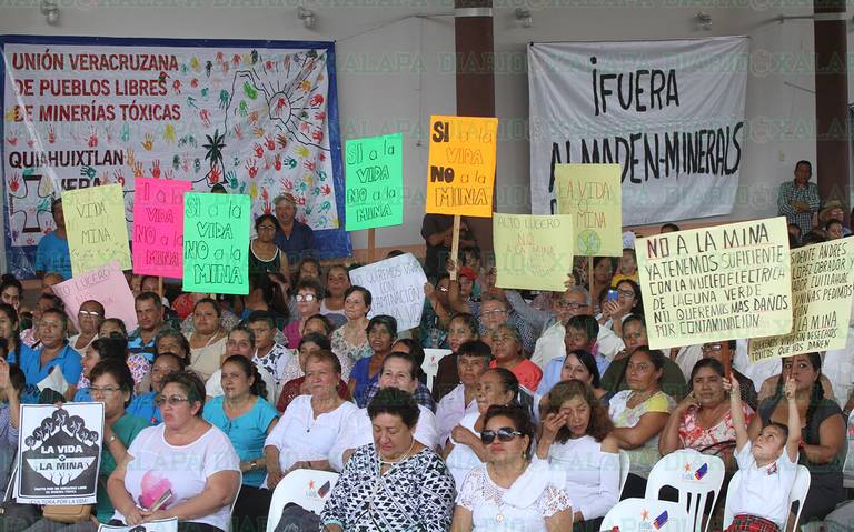 “No a la mina, sí a la vida”; ambientalistas envían mensaje a subsecretario de minería  (Veracruz)