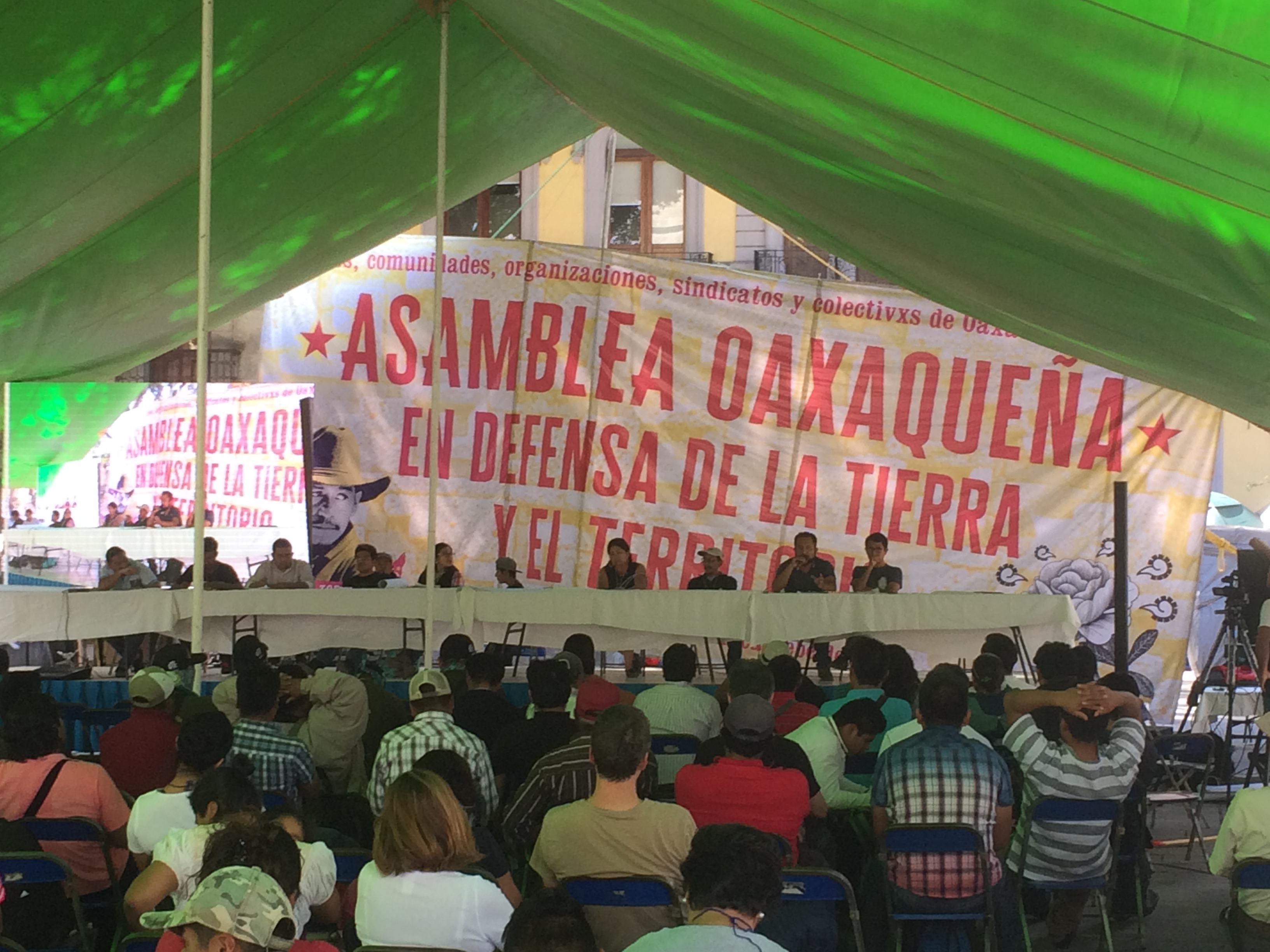 Constituyen la Asamblea Oaxaqueña en Defensa de la Tierra y el Territorio en el marco de las Jornadas de lucha “Samir Somos Todas y Todos”