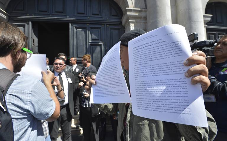 Colectivos contra “tarifazo” exigen eliminación de denuncias tras hechos del 13 de febrero (Estado de México)