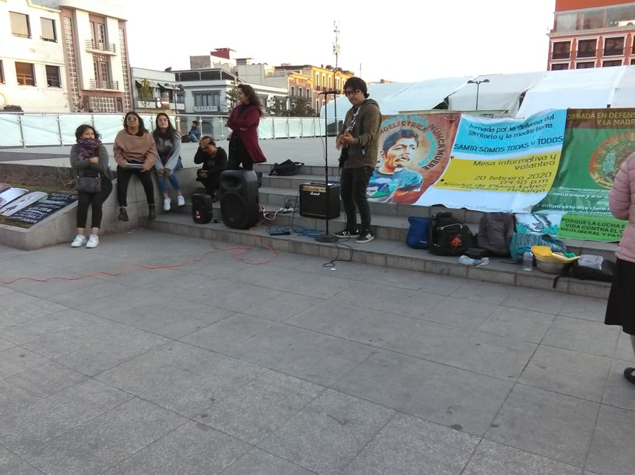 Galería de fotos de acción dislocada en Pachuca, Hidalgo. Jornadas “Samir Somos Todas y Todos”