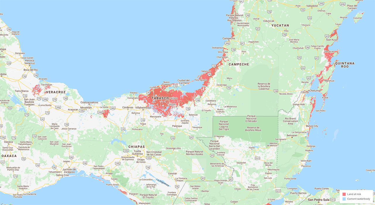 Tabasco, inundado para 2050: Central Climate