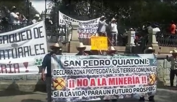 Indígenas de Quiatoni se rebelan contra empresa minera Gold Resource Corp y advierten “no nos vamos a dejar” (Oaxaca)