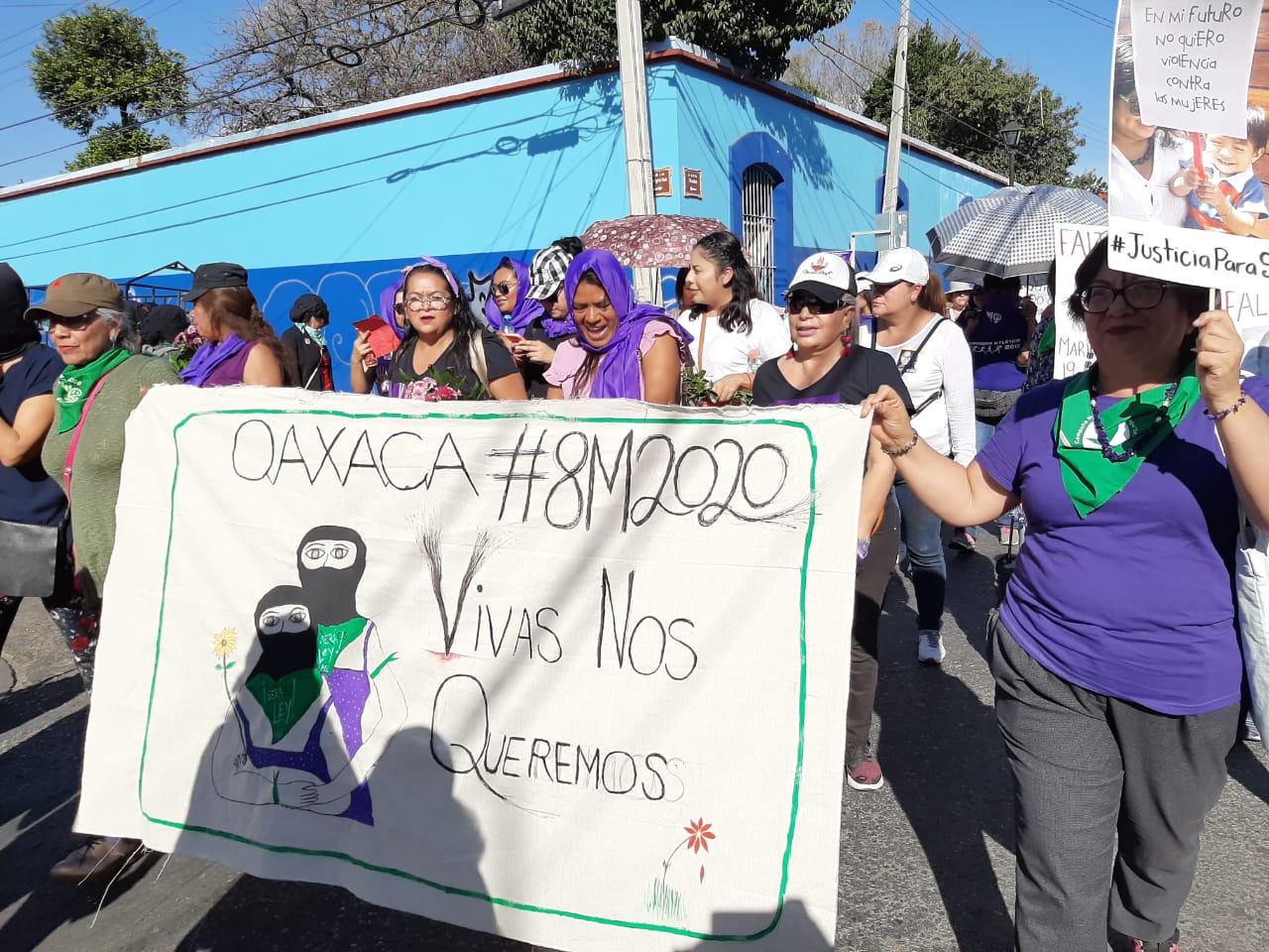 Galería fotográfica del día internacional de la mujer en Oaxaca