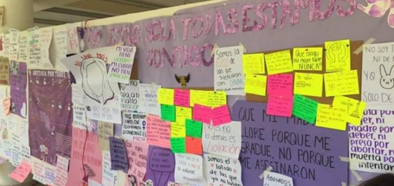 Alumnas exhiben nombres de 40 docentes y alumnos por acoso sexual en la UADY