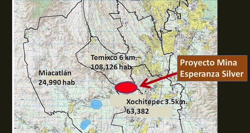 Temixco, se suma, dice NO a concesión de minera canadiense (Morelos)