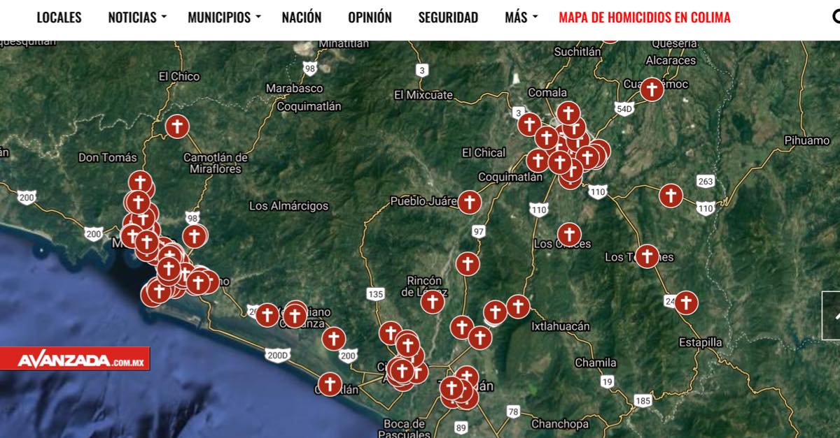 Asesinan a 28 personas en Colima en 15 días