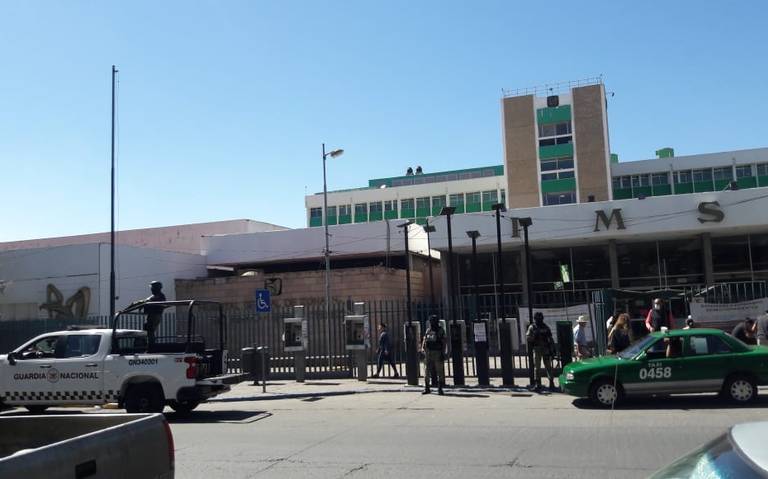 Asume Guardia Nacional seguridad en clínicas 1 y 2 del IMSS (San Luis Potosí)