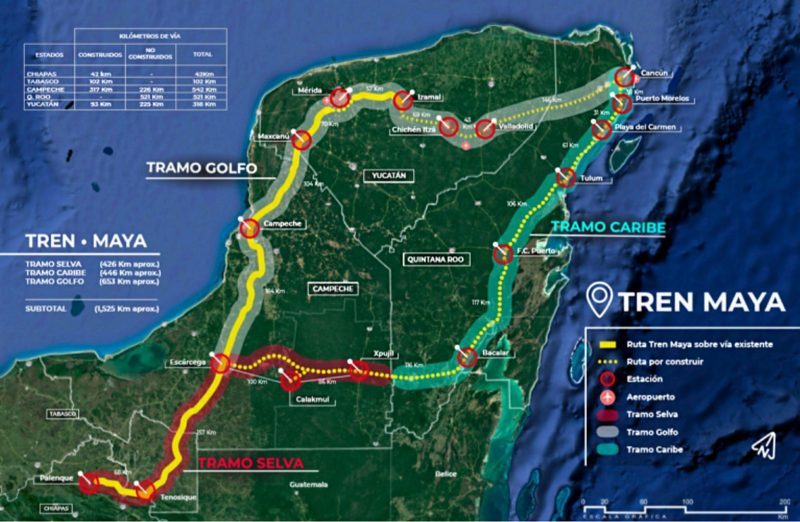 CNDH pide suspender de manera urgente obras del Tren Maya