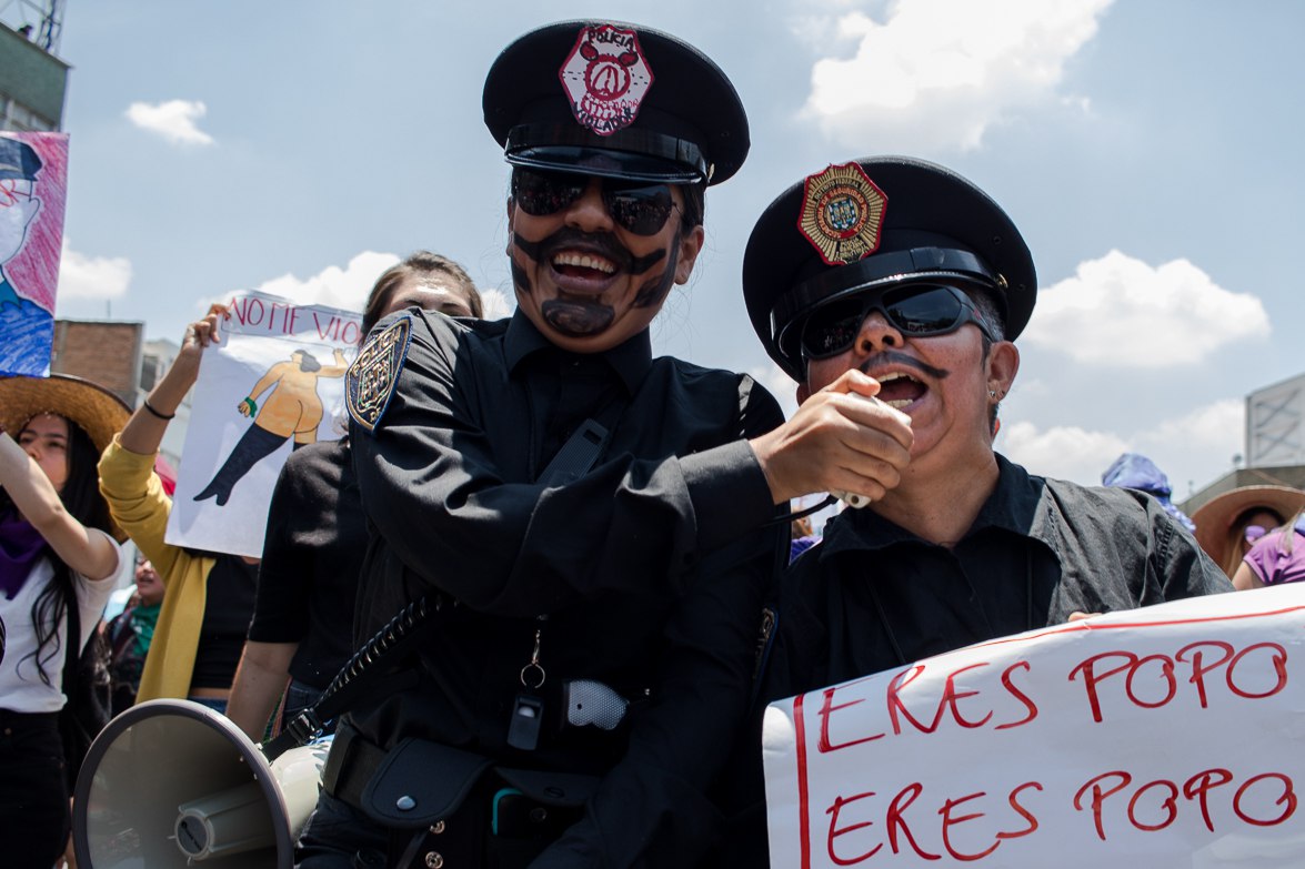Once días de filtraciones sobre violencia sexual de la policía (Ciudad de México)
