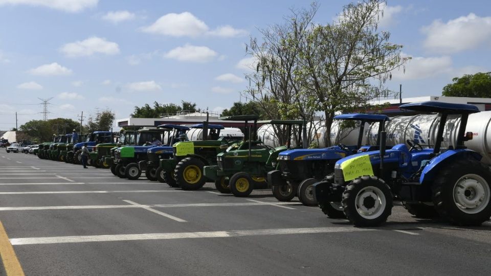 Mega protesta de agricultores en Sinaloa por el precio del maíz