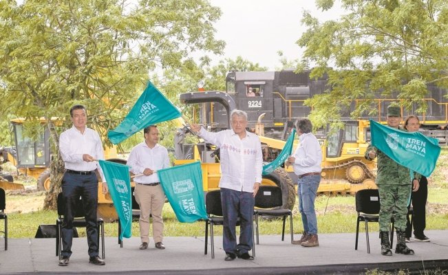 Inician Tren Maya al margen de la ley ambiental