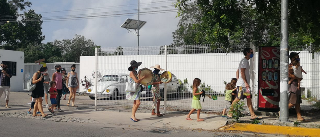 Protestan por desmonte de selva: Rechazan vecinos de ‘Lol-Tun’ construcción de supuesta Universidad en el norte de Playa del Carmen