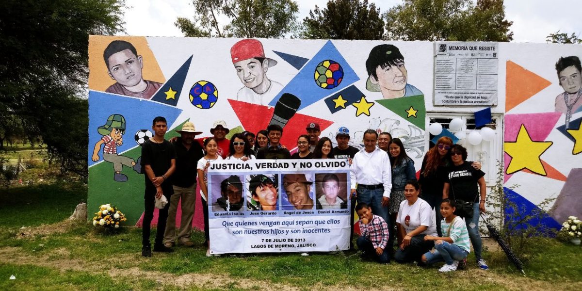 Siete años exigiendo justicia, verdad y memoria por los siete de Lagos de Moreno (Jalisco)