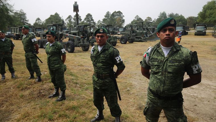 Para tareas encargadas por AMLO: 45,682 militares