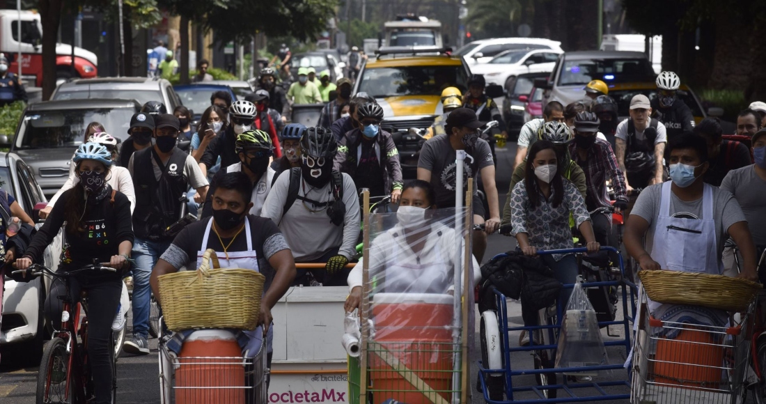 Comerciantes de la CdMx organizan “tricicleteada” contra la criminalización del trabajo informal