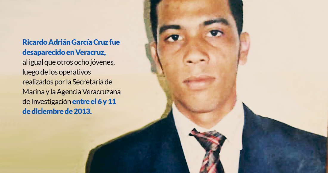 Policías de Veracruz se llevaron a Adrián mientras trabajaba. Fue en 2013 y su familia aún lo busca