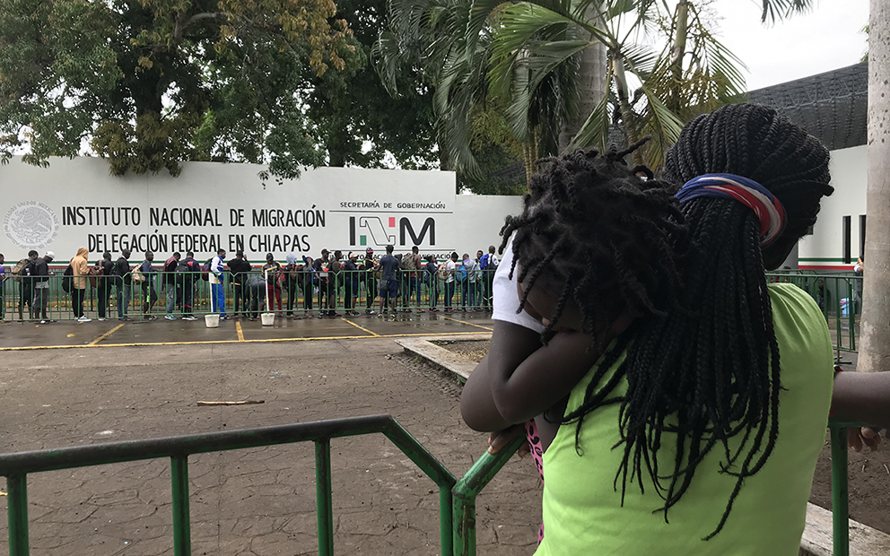 Covid detuvo en México a una bebé haitiana que cruzó la selva del Darién
